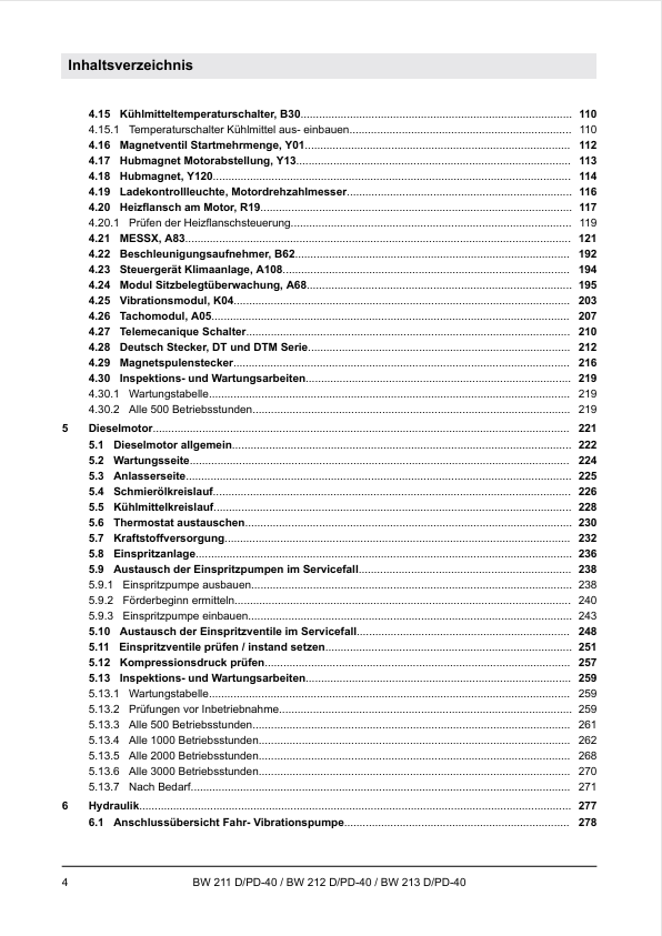 BOMAG BW 212 PD-40 Service Training Manual 00840191DE December 2016 PDF