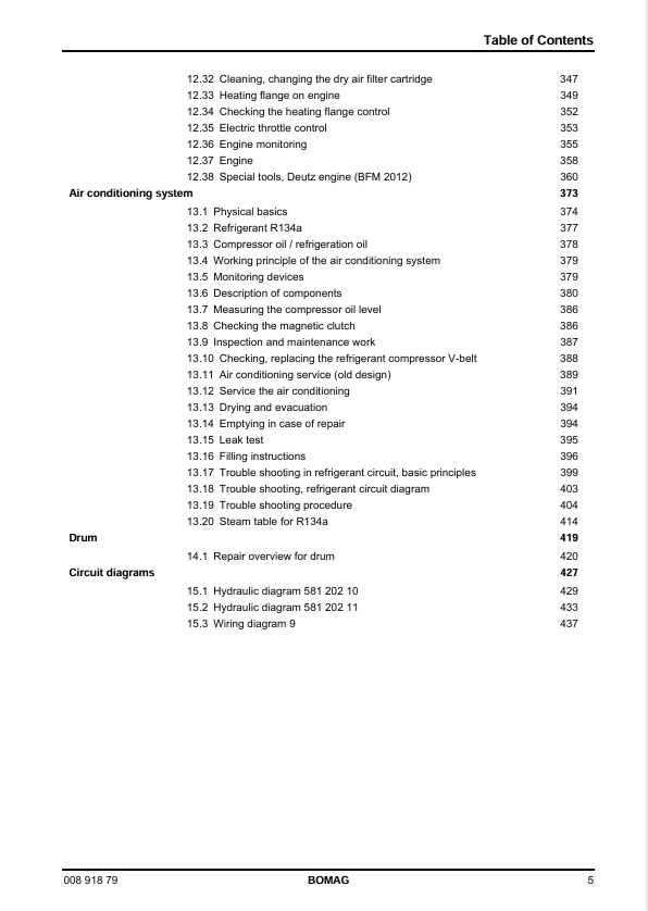 BOMAG BW 212 PD-40 Service Training Manual 00891879 November 2010 PDF