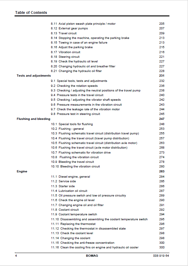 BOMAG BW 213 D-40, PD-40 Repair & Service Guide (PDF)