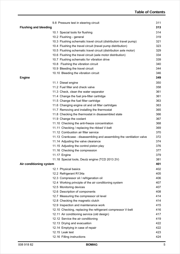 BOMAG BW 213 D-4, PD-4 Service Manual 06.2012 PDF
