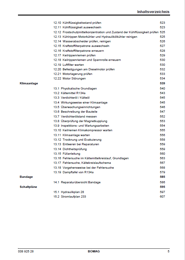 BOMAG BW 216 DH-4I Service Documentation DE PDF (08.2014)