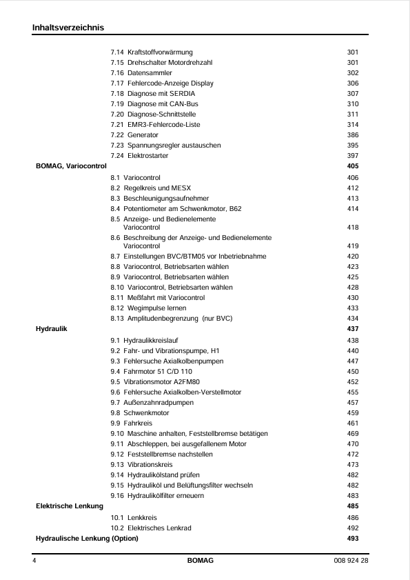 BOMAG BW 226 DH-4 2013 Service Training & Repair Manual PDF