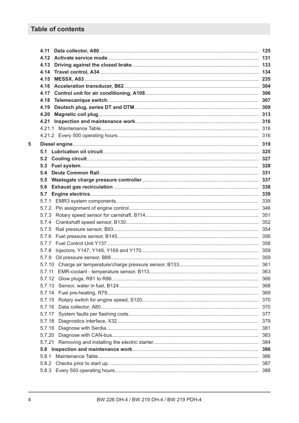 BOMAG BW 226 DH-4 2016 Service & Repair Manual 00840178EN