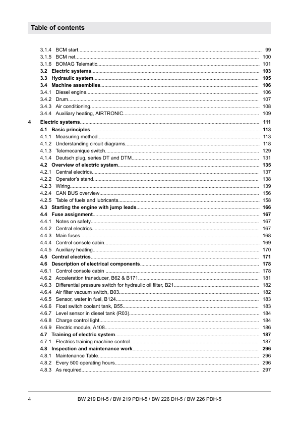BOMAG BW 226 PDH-5 Repair & Service Manual 05.2018 PDF