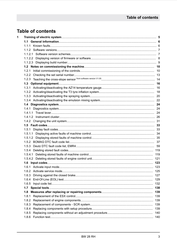 BOMAG BW 28 RH Electric Training Manual 00840189EN PDF