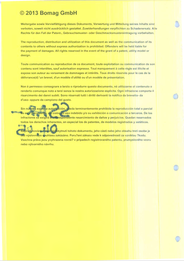 BOMAG MPH122-2 2004 Spare Parts Catalog PDF
