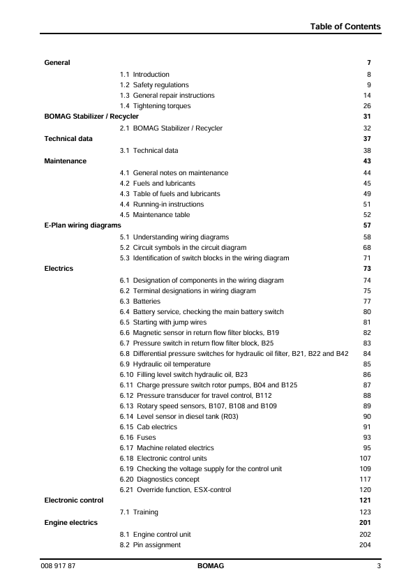 BOMAG MPH 122-2 Repair & Service Manual PDF