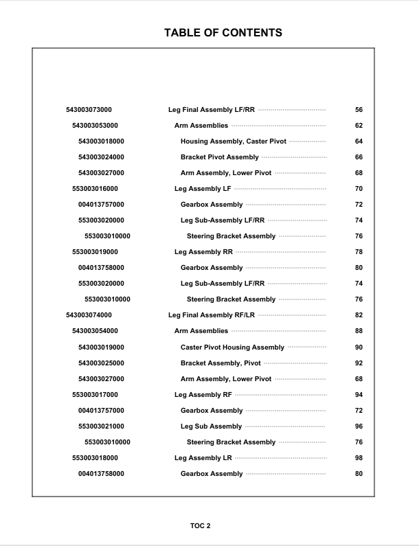 BOMAG RS950 0852923 Stabilizer 2013 Parts Manual PDF
