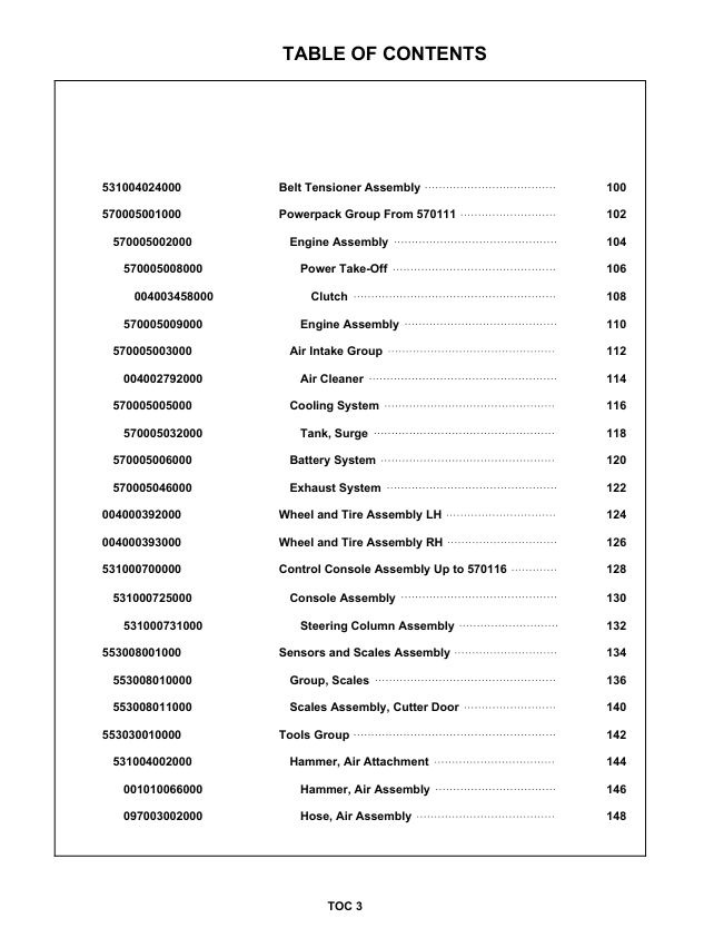 BOMAG RS950 Stabilizer Tier 3 0852923.0115 Parts Catalog PDF
