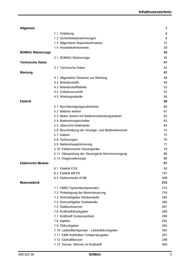 BOMAG Roller BW 226 DH-4 Service Training Manual 00892428 PDF