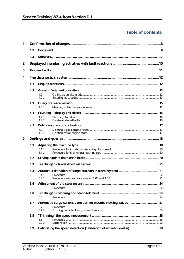 BOMAG Single Drum Rollers – 4 Service Training Electric Manual PDF
