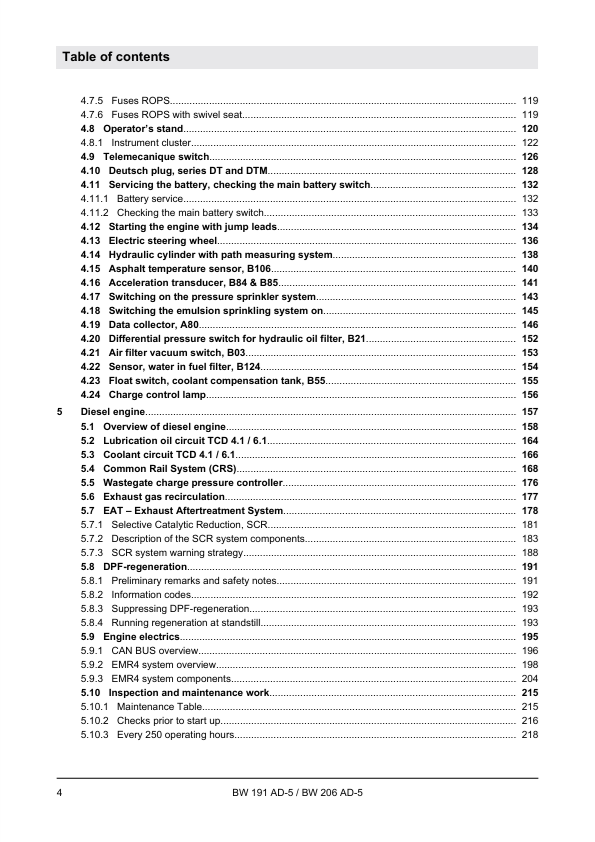 BOMAG Tandem Vibratory Roller Service Training Manual 00840101EN