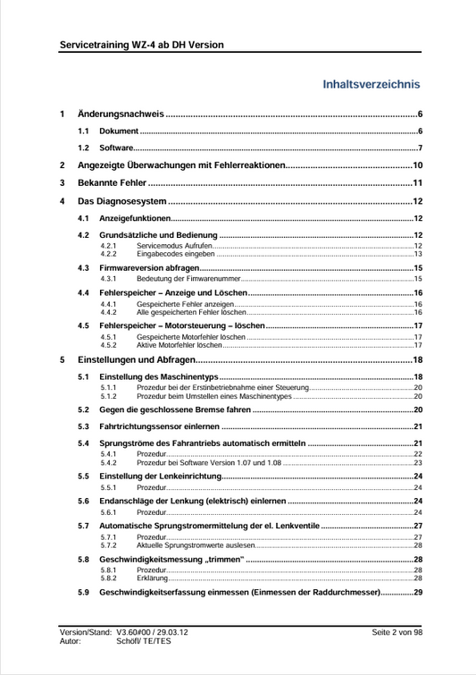 BOMAG Walzenzüge 4 Electrical Service Training Manual V.3.60#00 PDF