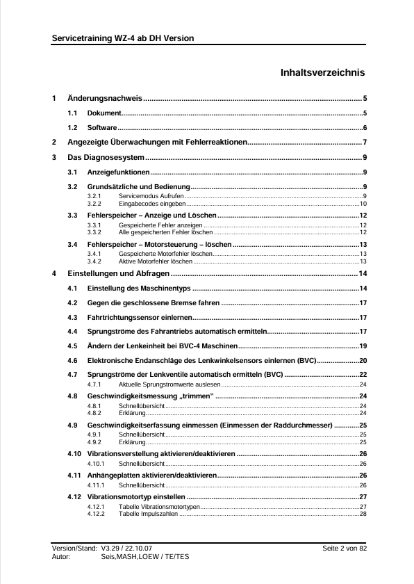 BOMAG Walzenzüge Service Training Elektrik Manual V3.29 PDF