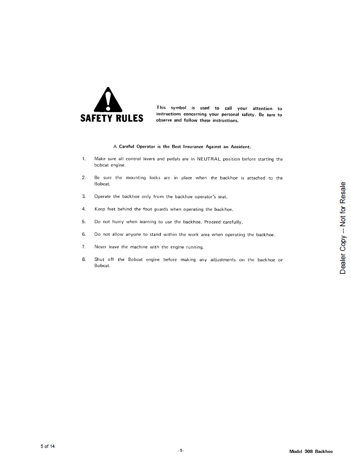 Bobcat 908 Operator Handbook PDF | Complete Manual 6549881