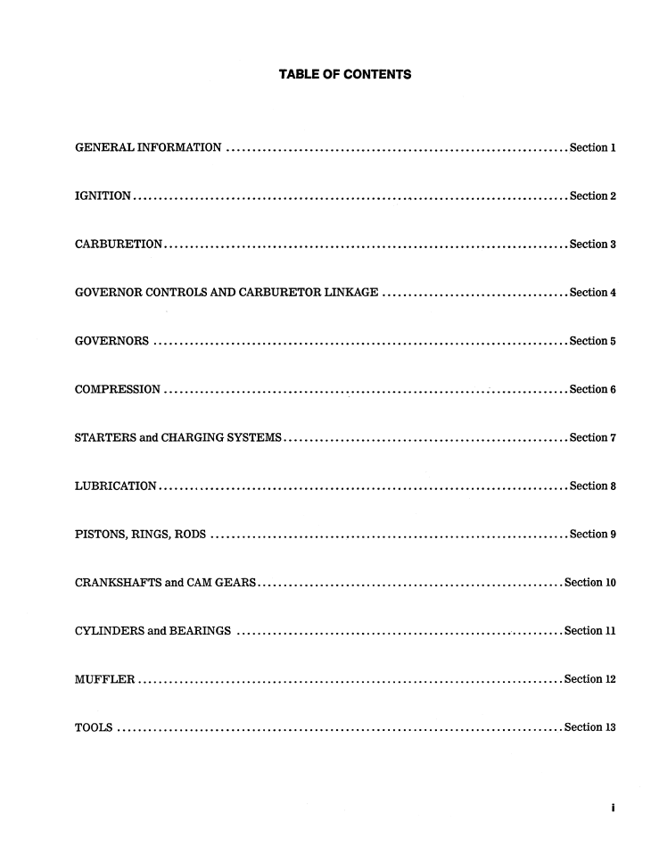 Briggs & Stratton Workshop & Maintenance Manual 40546100 PDF