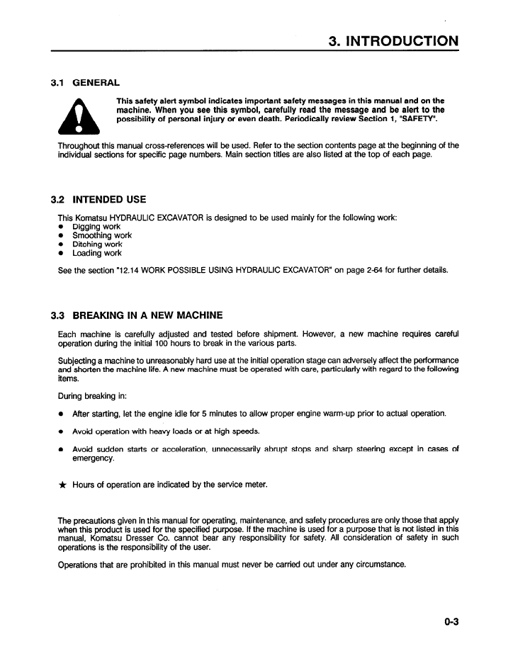 CEAD208040 Komatsu PC400LC-5 Hydraulic Excavator Operation Manual