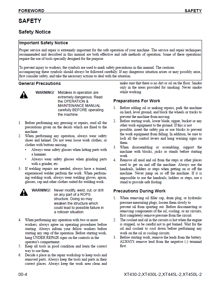 CEBM025402 - Komatsu Crawler Feller Buncher Shop & Service PDF