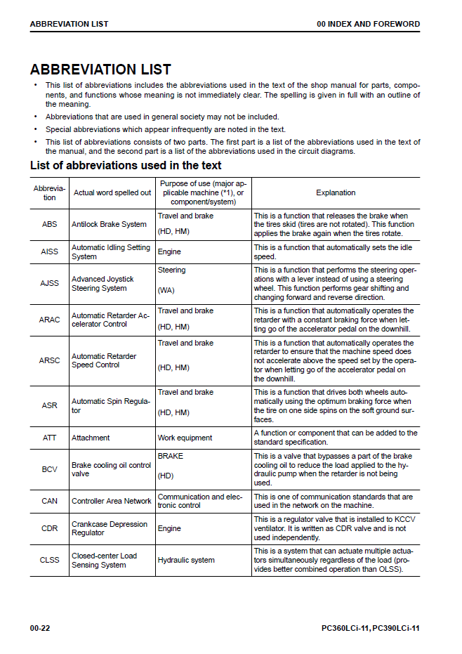CEBM031702: Komatsu PC360LCi-11 and PC390LCi-11 Excavator Workshop Manual