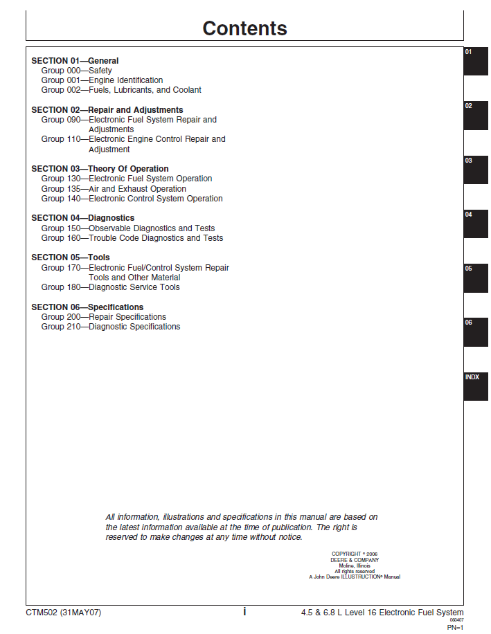 CTM502 PowerTech E Fuel System Component Technical Manual (4.5L & 6.8L)