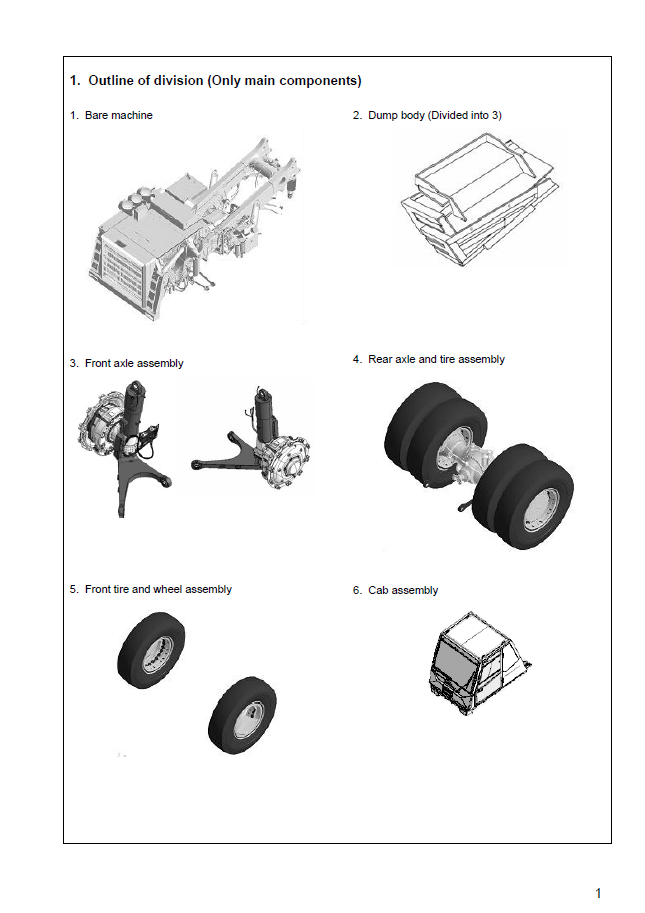 Complete Assembly Guide: Komatsu HD785-7 Dump Truck Manual GEN00119-01