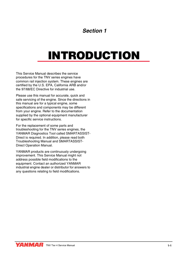 Complete GEHL 3TNV88C, 4TNV88C, 4TNV98C Engine Service Manual PDF