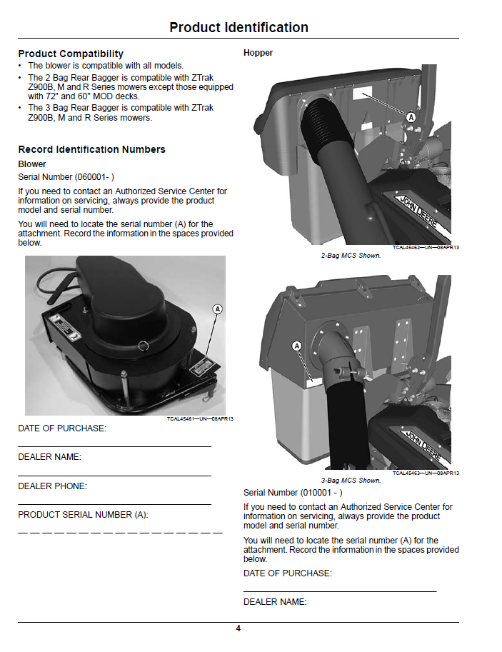 Complete Guide OMTCU33004 John Deere Blower and Rear Bagger System Manual