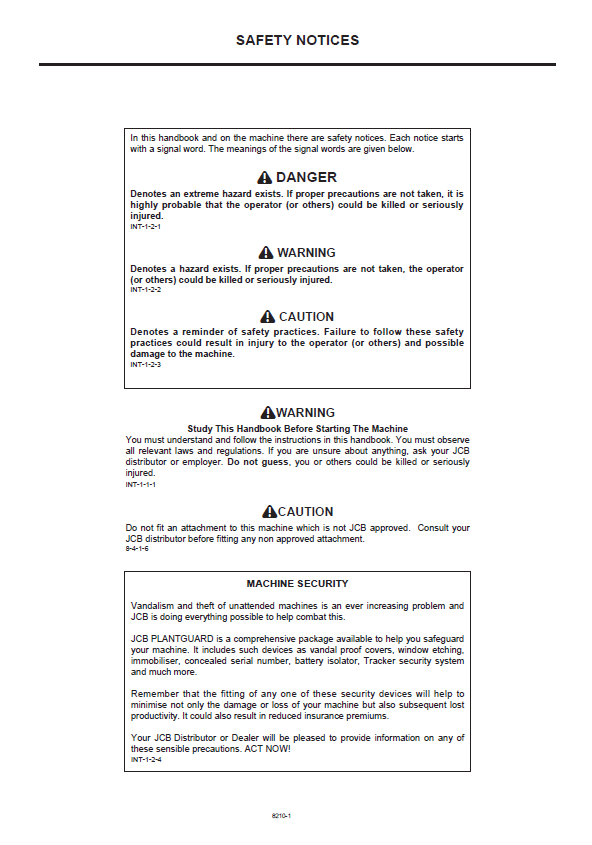 Complete JCB 456B Handbook: Operation & Safety Manual