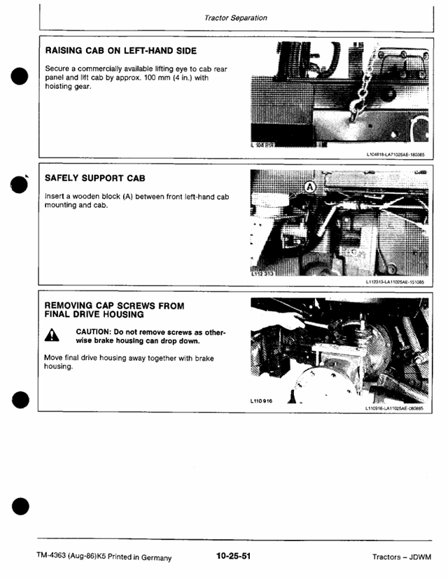 Complete John Deere 1640-2040S Tractor Workshop Manual TM4363