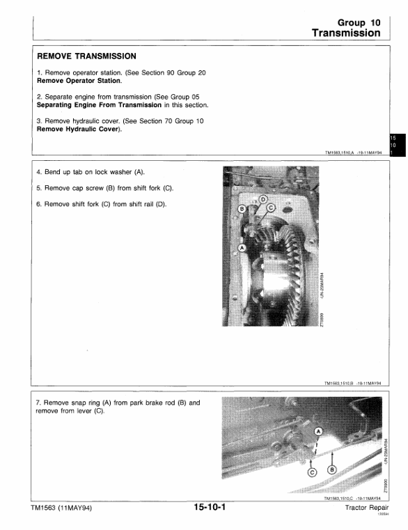 Complete John Deere 2000-2400 Tractor Workshop Manual TM1563 PDF