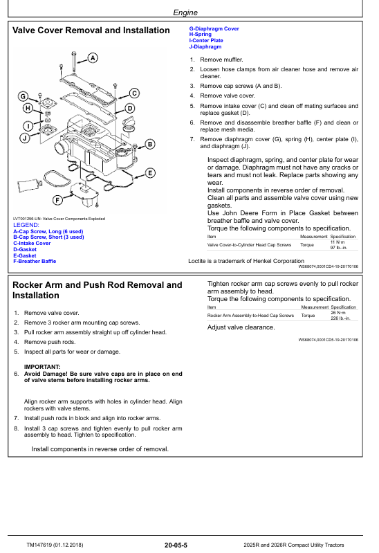Complete John Deere 2025R 2026R Tractor Repair & Troubleshooting Technical Manual