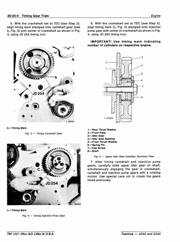 Complete John Deere 2040/2240 Technical Manual TM1221 – Maintenance & Repair Instructions