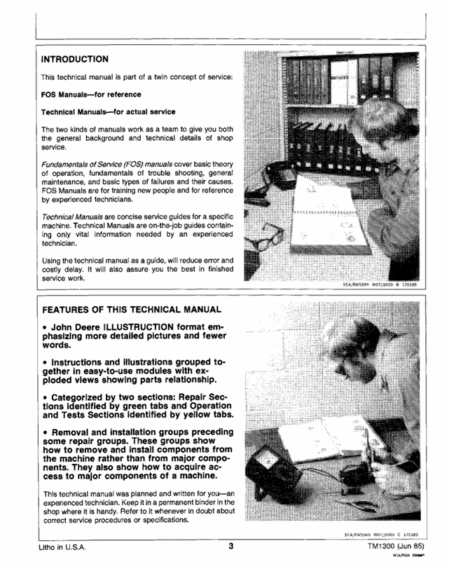 Complete John Deere 2360 Windrower 160 Draper Platform Repair Manual