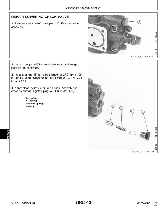 Complete John Deere 3-9 Series Rotary Cutter Maintenance Manual TM1394