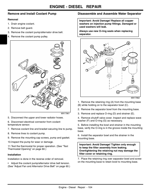 Complete John Deere 3225C 3235C 3245C Fairway Mower Repair Manual TM2105