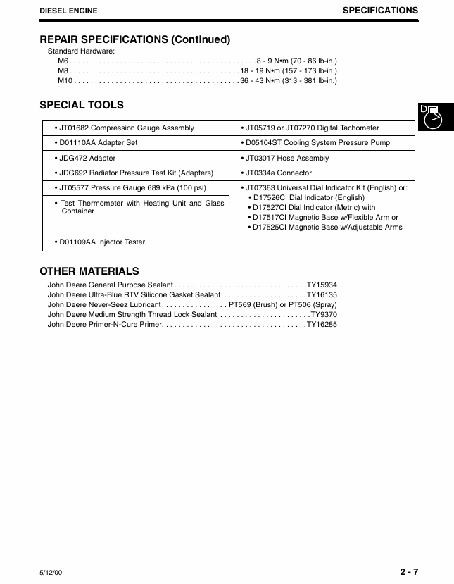 Complete John Deere 355D Lawn Tractor Workshop Manual TM1771