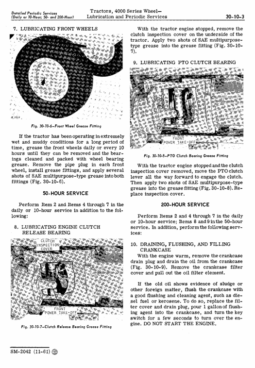 Complete John Deere 4000 Series Wheel Tractor Workshop Service Manual SM2042