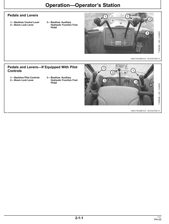 Complete John Deere 410G Backhoe Loader Operator Manual OMT201153 Guide