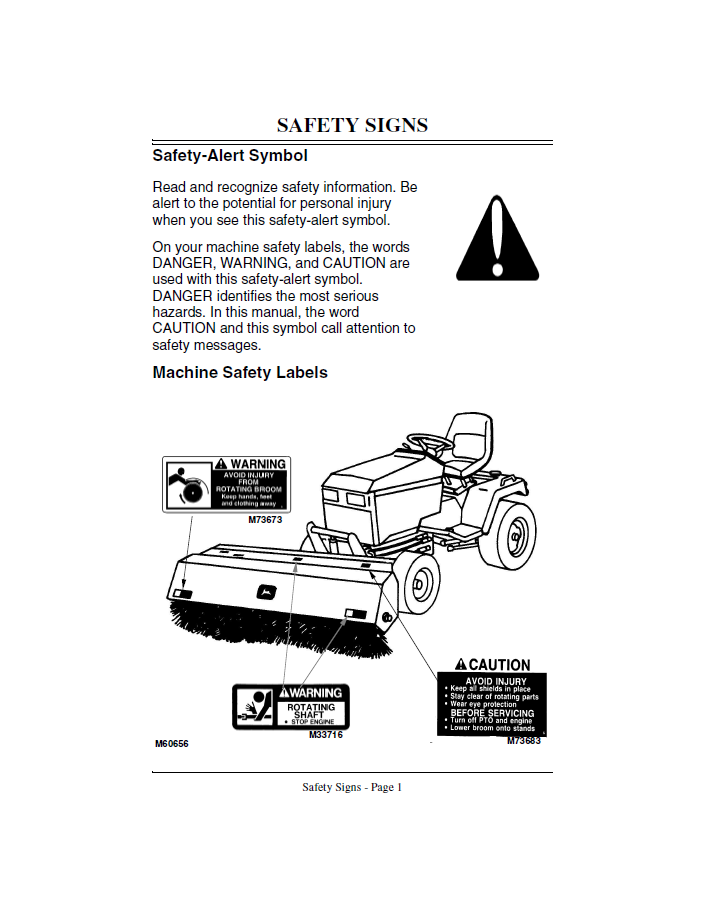 Complete John Deere 51-Inch Rotary Broom Operator Manual – OMM123322 Edition