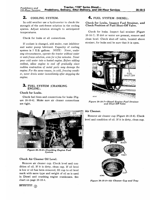 Complete John Deere 720 Diesel Tractor Repair Manual SM2020