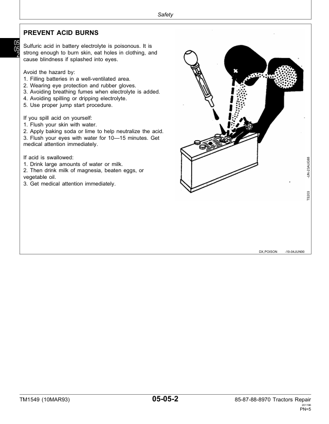 Complete John Deere 8000 Series Tractor Repair Manual TM1549 Download