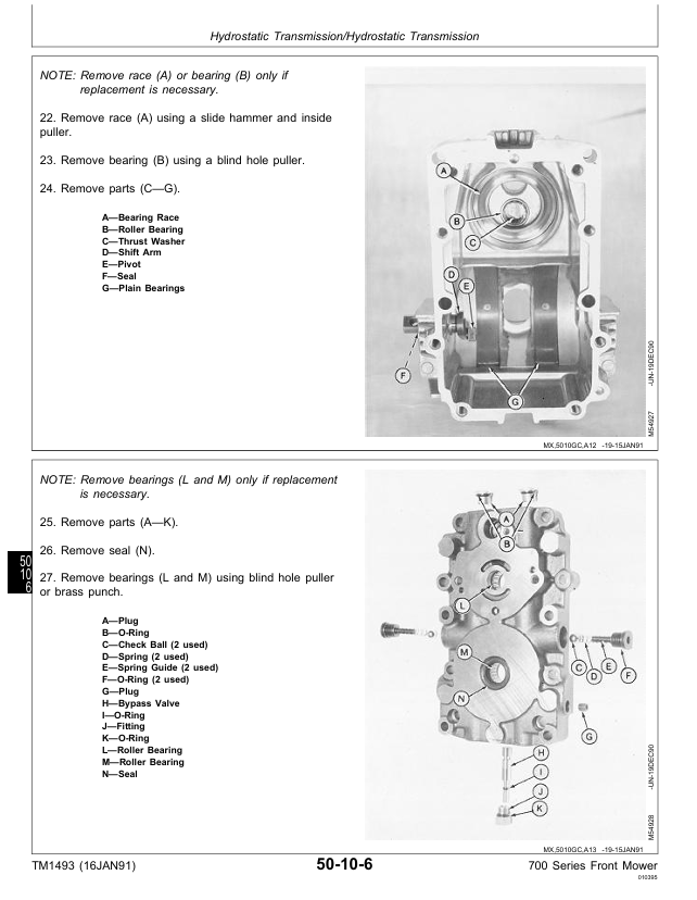 Complete John Deere F710 & F725 Front Mower Workshop Manual