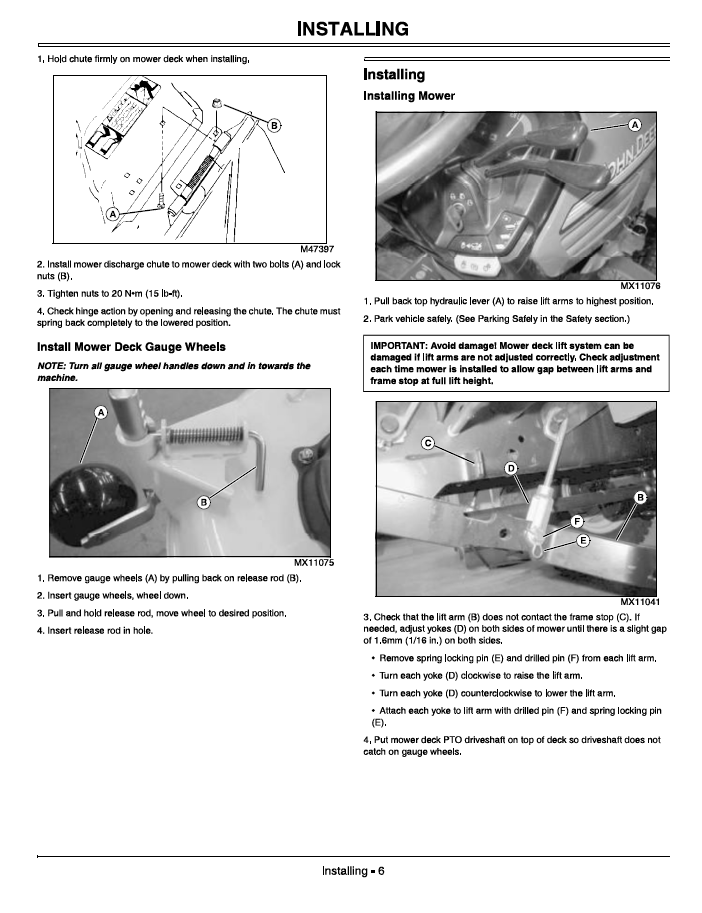 Complete John Deere Mower Deck Operator Manual OMM161831 PDF Guide