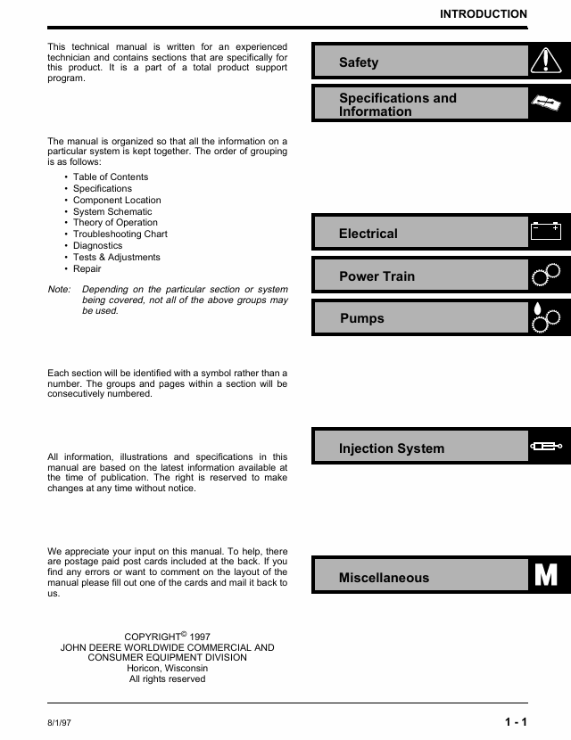 Complete John Deere RZI700 Root Zone Injection System Repair Manual
