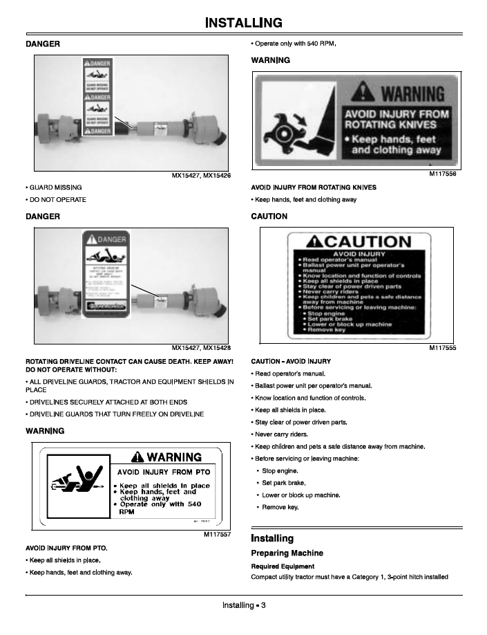 Complete John Deere Rotary Tiller Operator Manual – OMLVU18907 Edition