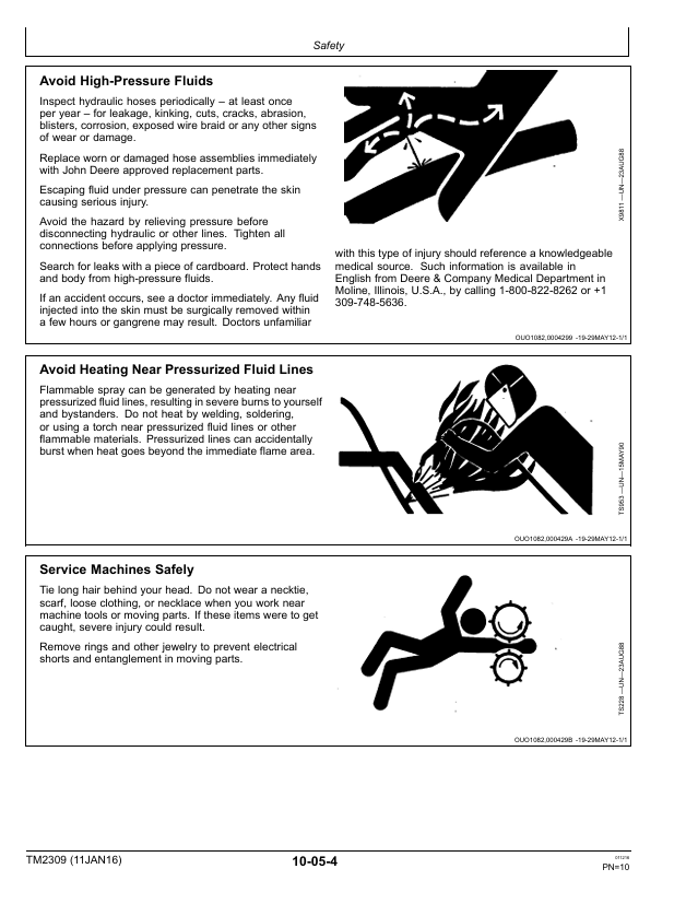 Complete John Deere Select Series Multi-Terrain Tractor Manual TM2309