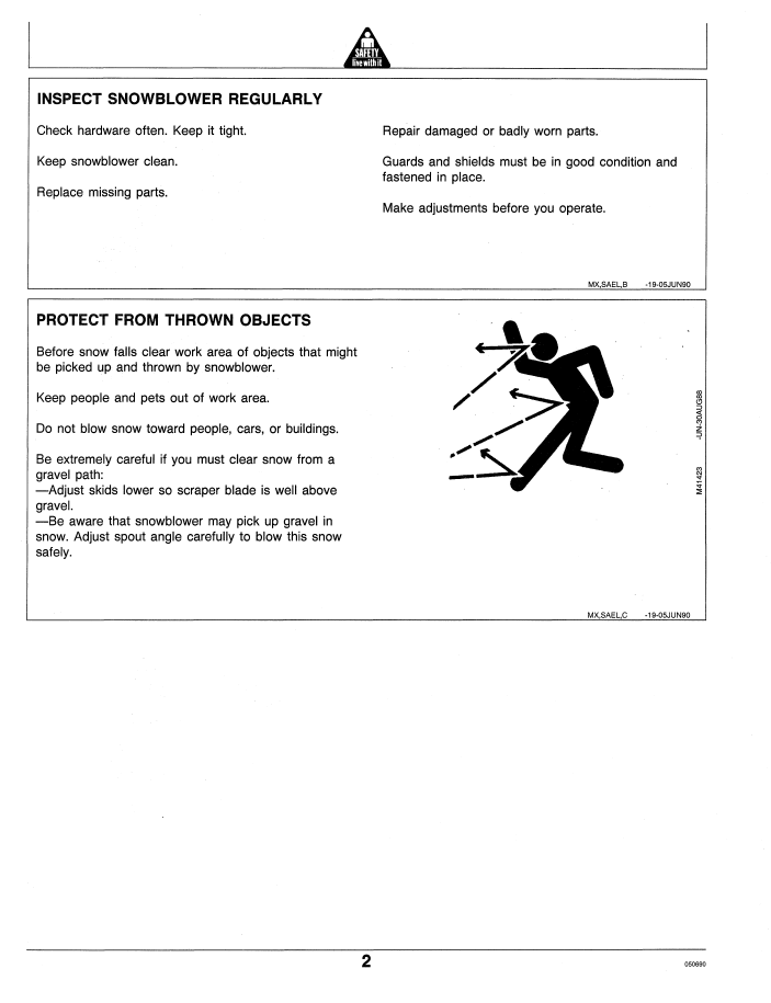 Complete John Deere Walk-Behind Snowblower Operator Manual – OMM95308 Edition