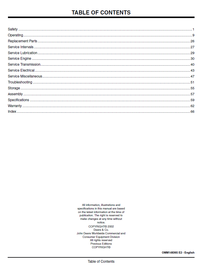 Complete John Deere X575 X585 Tractor Manual OMM148365 PDF Guide