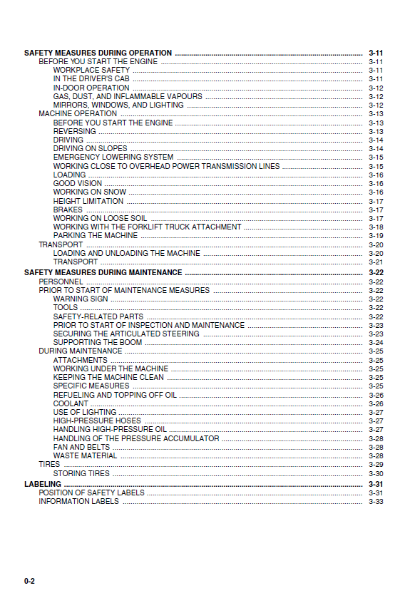 Complete Komatsu WA65-3 Wheel Loader Operation & Repair Manual PDF