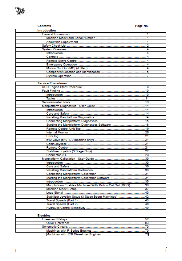 Complete Maintenance Guide: JCB LK1 Personnel Platform Supplement 